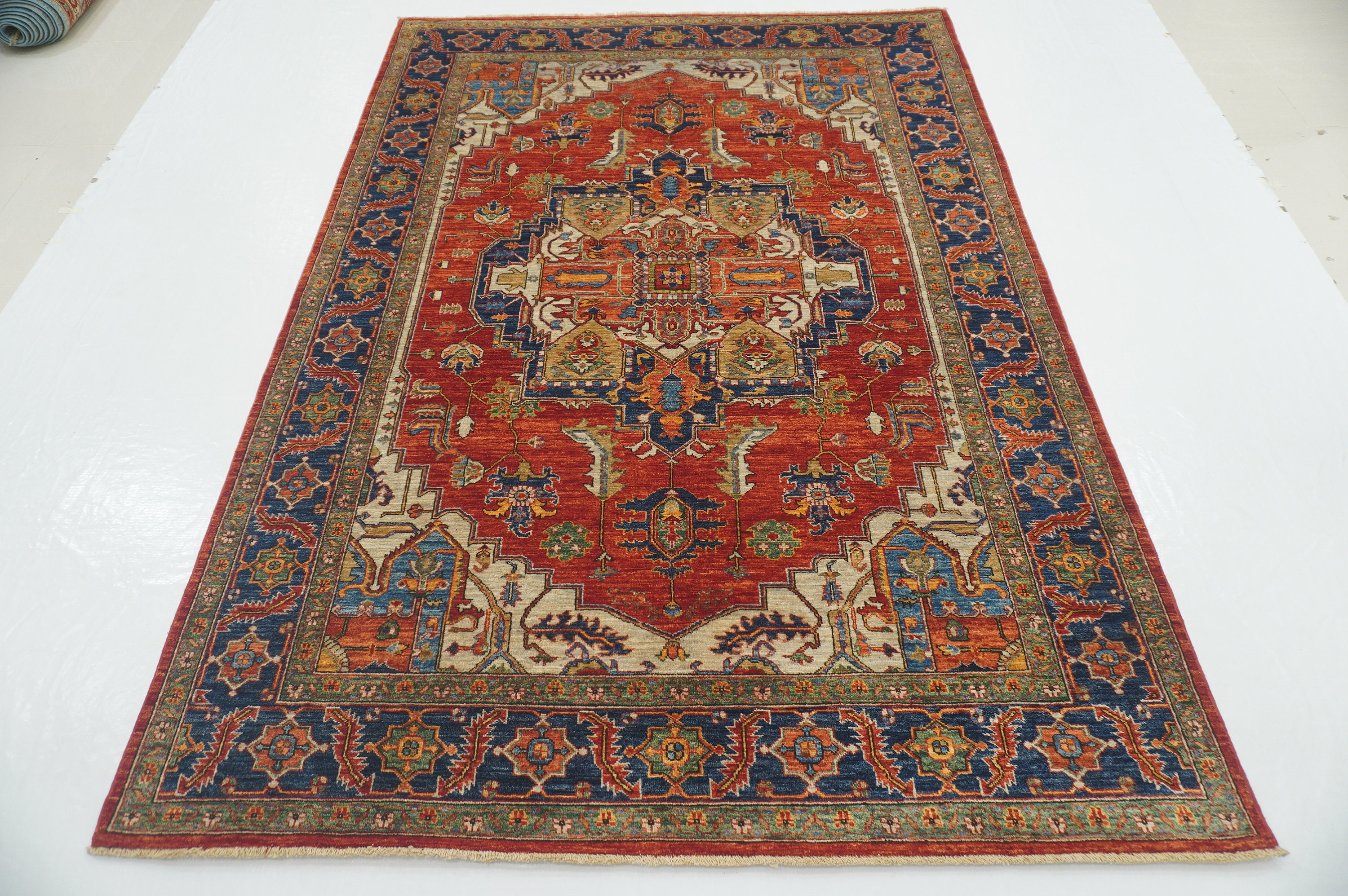 Antique All Over Paisley Kurdish Afshar Rug 4’5” x 8’11”