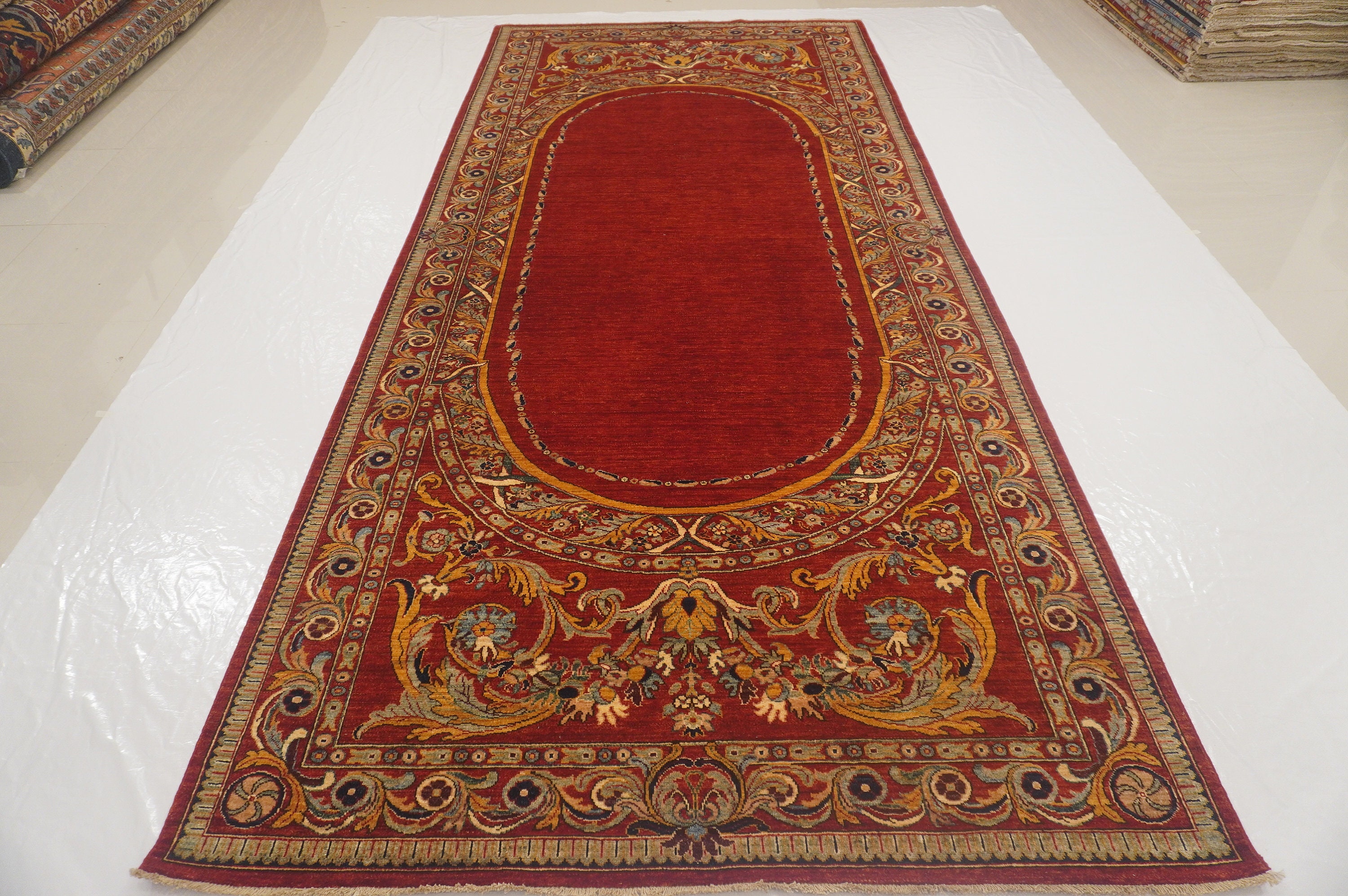 Ottomanson Ottohome Persian Heriz Oriental Design Runner Rug with Non-Skid