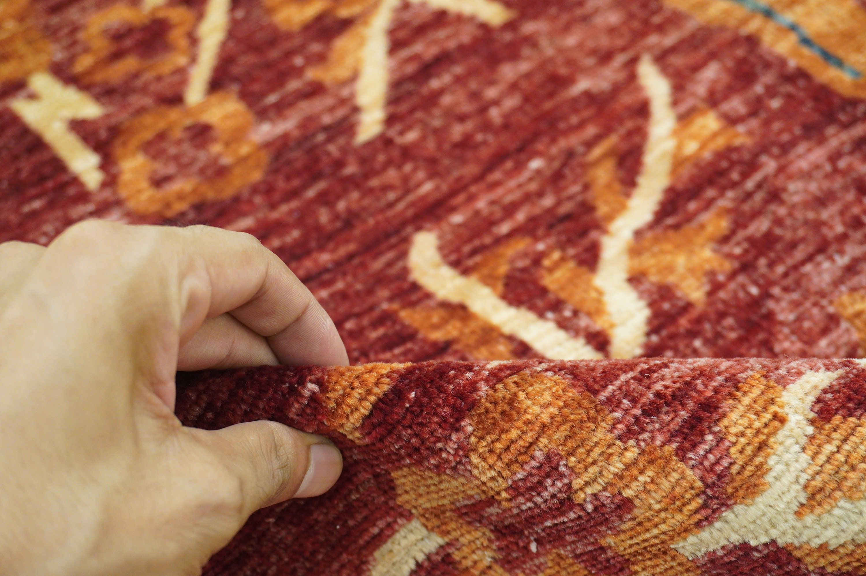 Roter 6x8 Gabbeh Teppich Afghan Handarbeit 100% Naturfarbe | Etsy