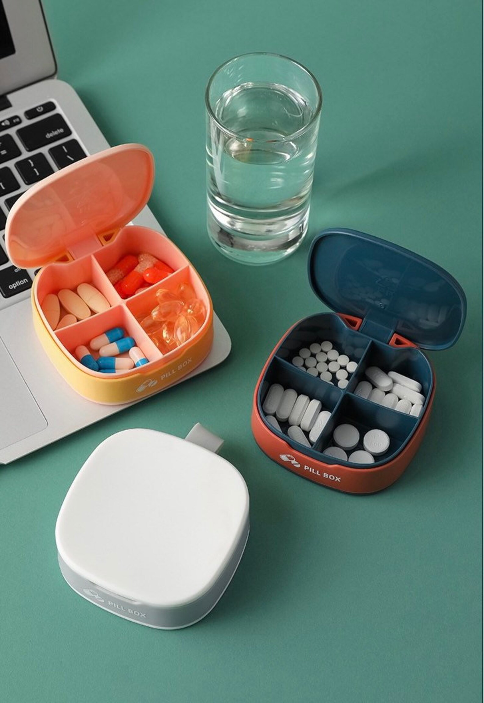 Pill Box Multi Compartment Pill Box Pill Organizer Pill - Etsy