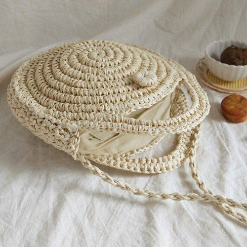 Hand-made Straw Bag - Etsy