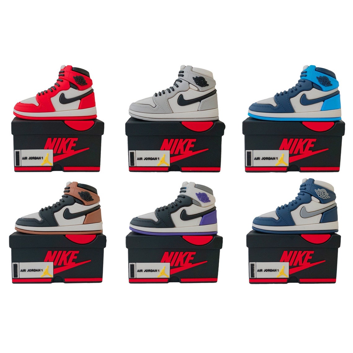 Air Jordan AirPods Case with shoebox design. AirPods case for Etsy