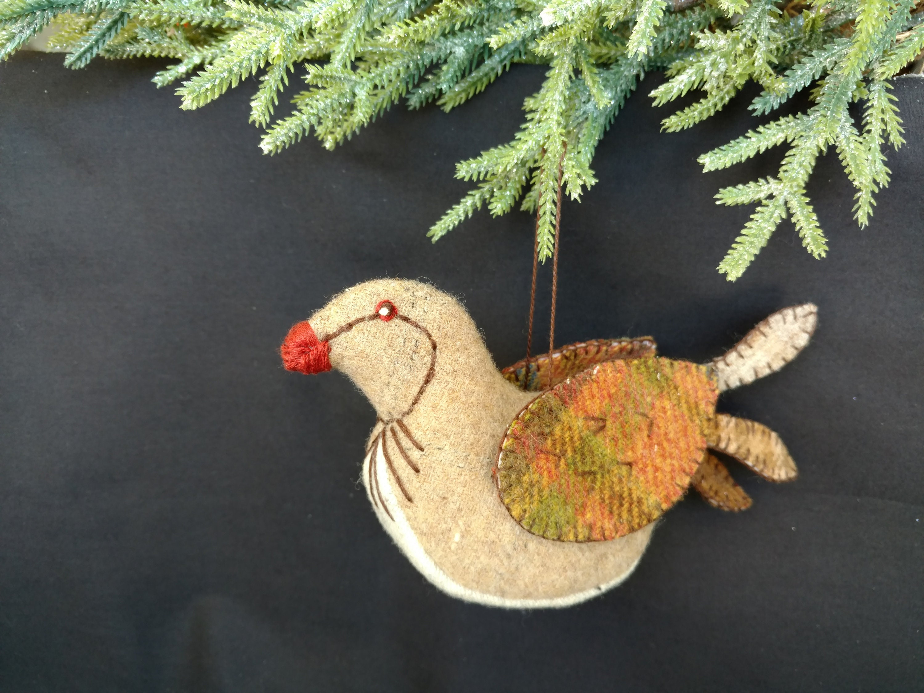 Partridge Pattern, Wool Bird Pattern, Pattern and Instructions - Etsy
