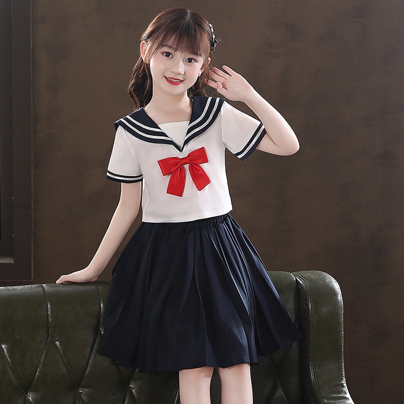 Anime Chainsaw Man Cosplay Mitaka Asa Uniform School Uniform Pleated Skirt