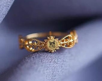 Vintage Pet Memorial Ring, Pet Keepsake, Dog Gifts, Handmade Jewelry, Birthday Gift