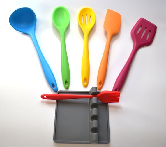 Silicone Spatula Set of 7/15, 11 inch Heat-Resistant Non-stick