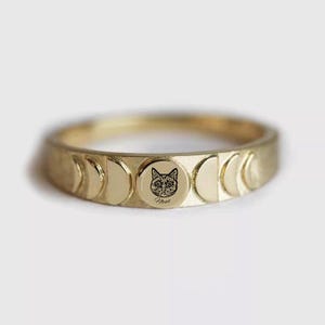 Custom Pet Keepsake Ring, Pet Memorial Ring, Dog Gift For Her, Cat Memorial Gift, Handmade Jewelry, Birthday Gift