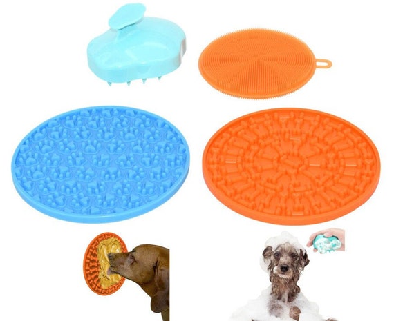 Lick Lick Pad Dog Accessories | Pet Shower Attachment | Dog Peanut Butter  Lick Pad | Dog Bathing Station | Dog Bathing Supplies | Veterinarian Used 