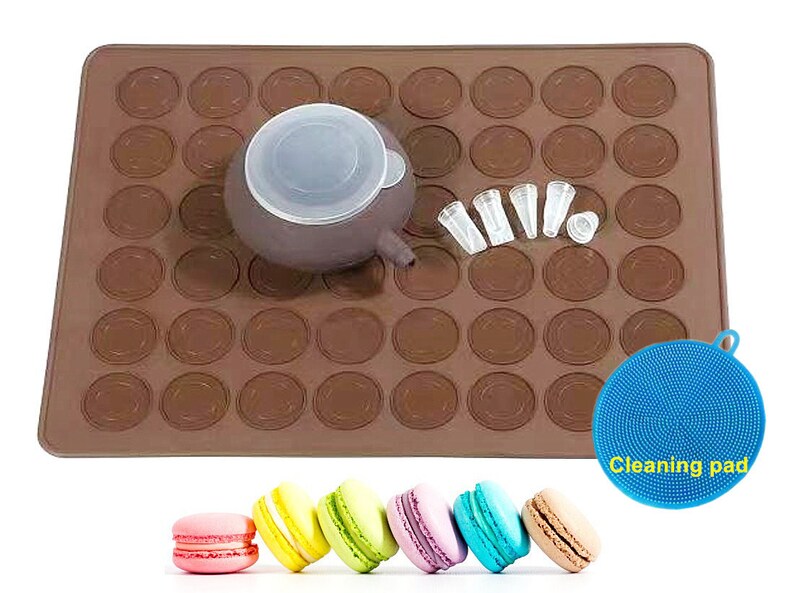48 Capacity Macarons Silicone Mat Baking Mold Silicone Macaron Etsy