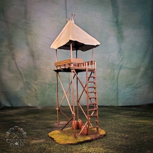 Fantasy Watchtower - DND and Tabletop RPG - Wargaming Terrain - Tabletop Ready
