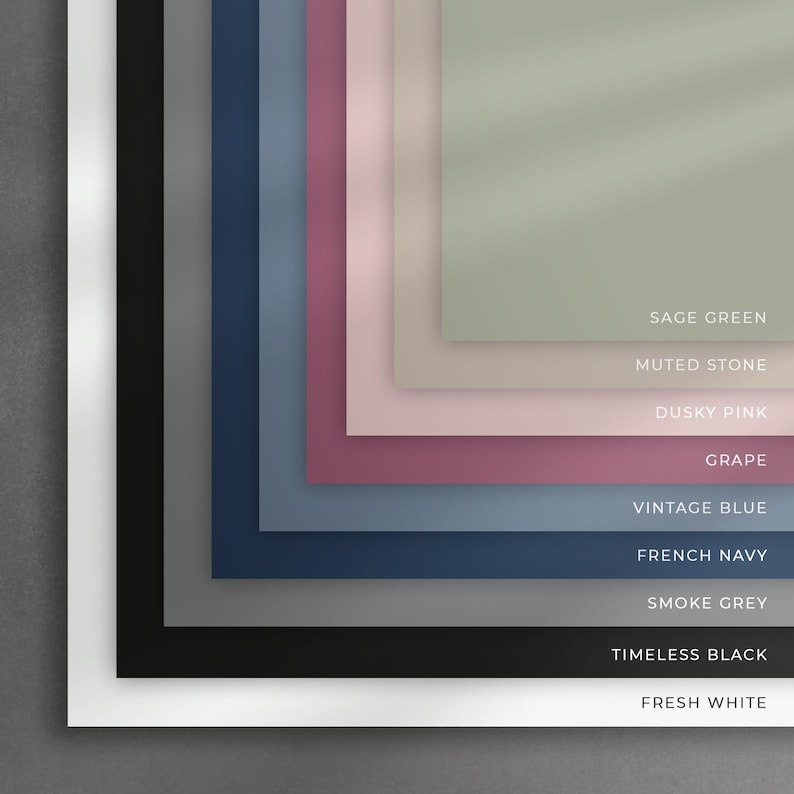 Modern Minimalist Wedding Welcome Sign: Personalized Foamex Board (A1, A2 or Digital) image 3