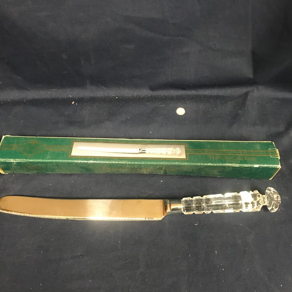 Crystal Cake Knife Etsy