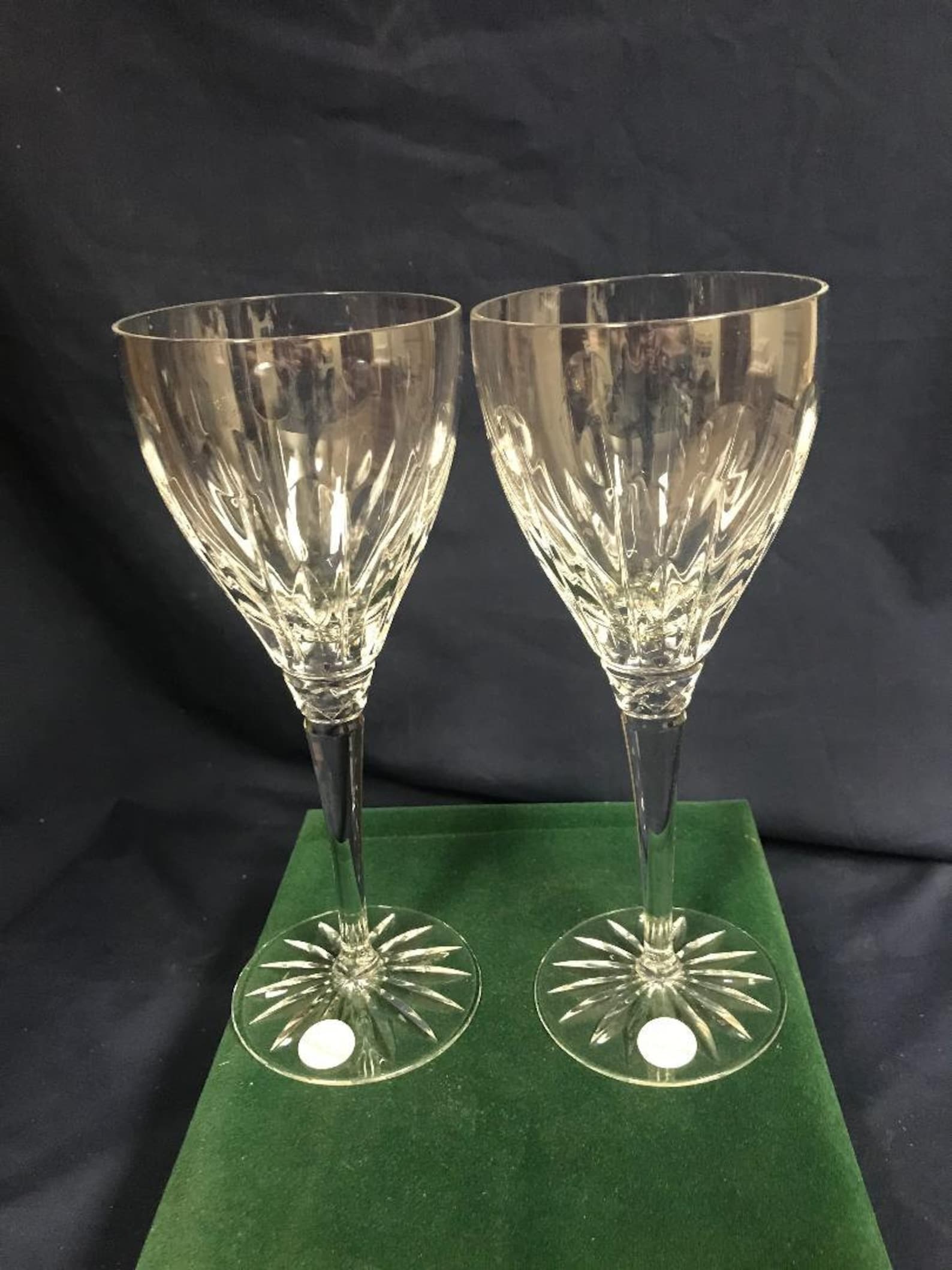 Vintage Neiman Marcus Crystal Glasses - Etsy