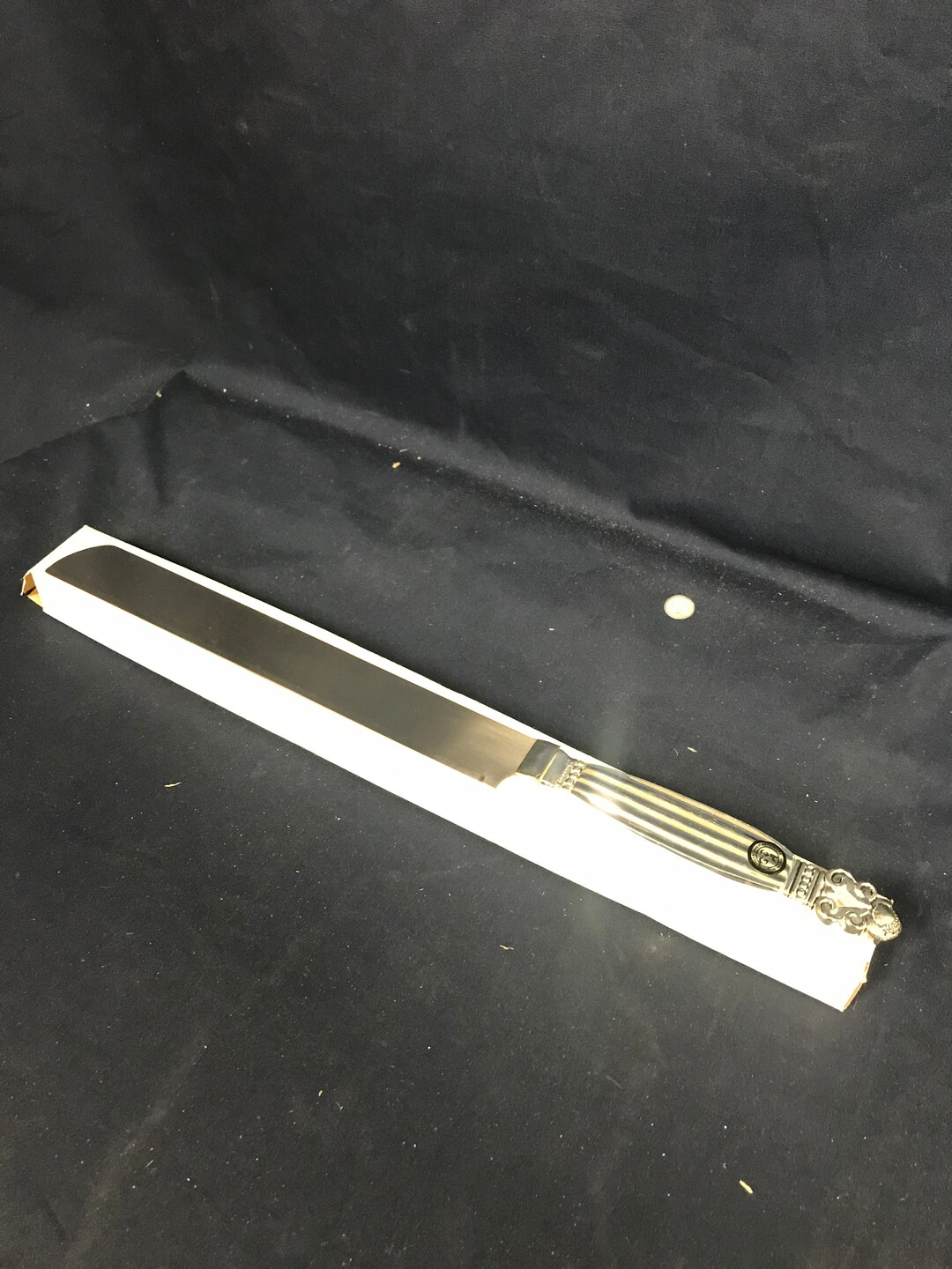 Vintage Silver Plated Cake Knife Etsy