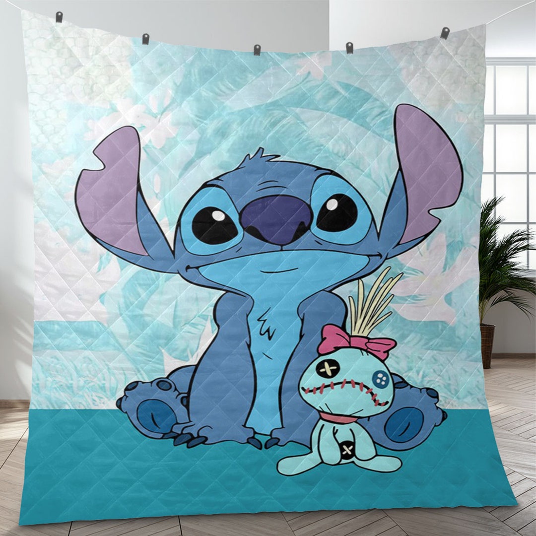 Lilo and Stitch Quilt Blanket Stitch and Scrump Blanket Etsy