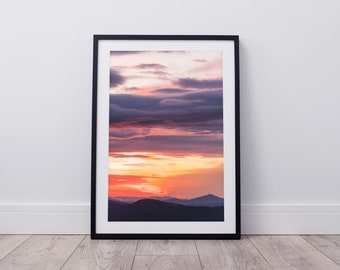 Instant Download Digital Art • Carvers Gap, Roan Mountain, Tennessee, Blue Ridge Mountains Sunrise • Photography {DIGITAL DOWNLOAD}