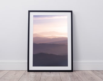 Instant Download Digital Art • Carvers Gap, Roan Mountain, Tennessee, Blue Ridge Mountains Sunrise • Photography {DIGITAL DOWNLOAD}