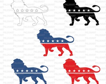Free Free 269 Patriot Party Lion Svg SVG PNG EPS DXF File