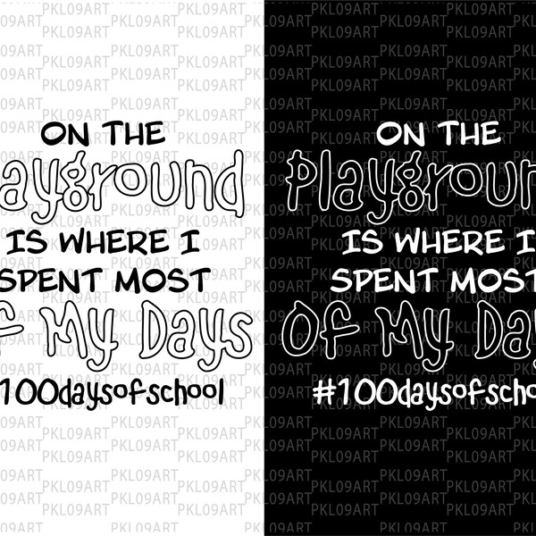 On the Playground is Where I Spend Svg - Etsy