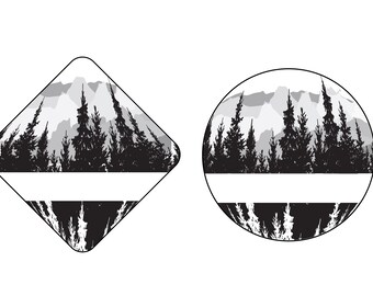 Mountain svg | mountain svg outline | camping outdoors  adventure svg | mountains and trees svg | commercial use svg | mountain silhouette
