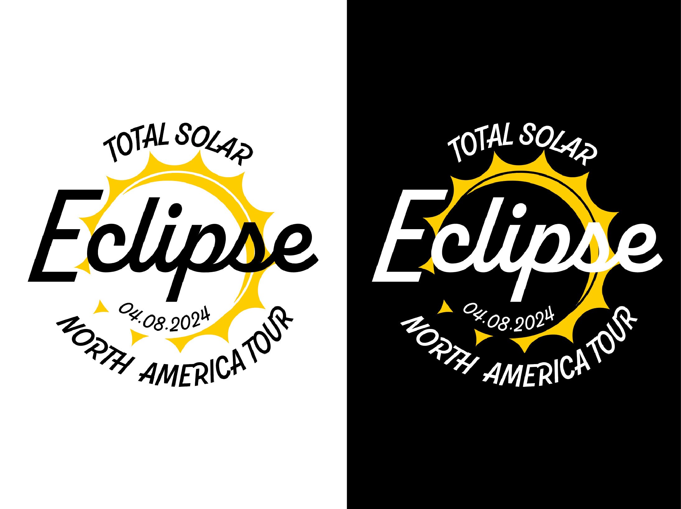 Total Solar Eclipse 2024 Svg,04.08.2024 Svg, North America Tour States ...