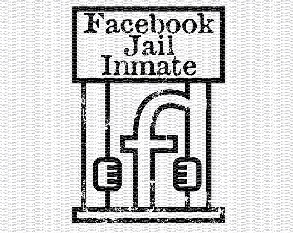 Facebook Jail Inmate Repeat Offender Svg FB Jail Svg Jail - Etsy