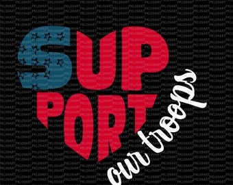 Support our troops svg, support our troops shirt sublimation, cut file