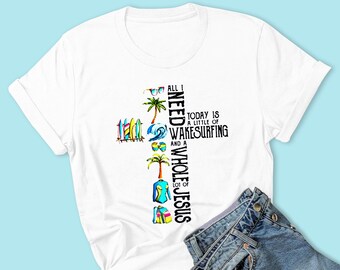 Wakesurfing Heartbeat Shirt Clothing Tee Shirt