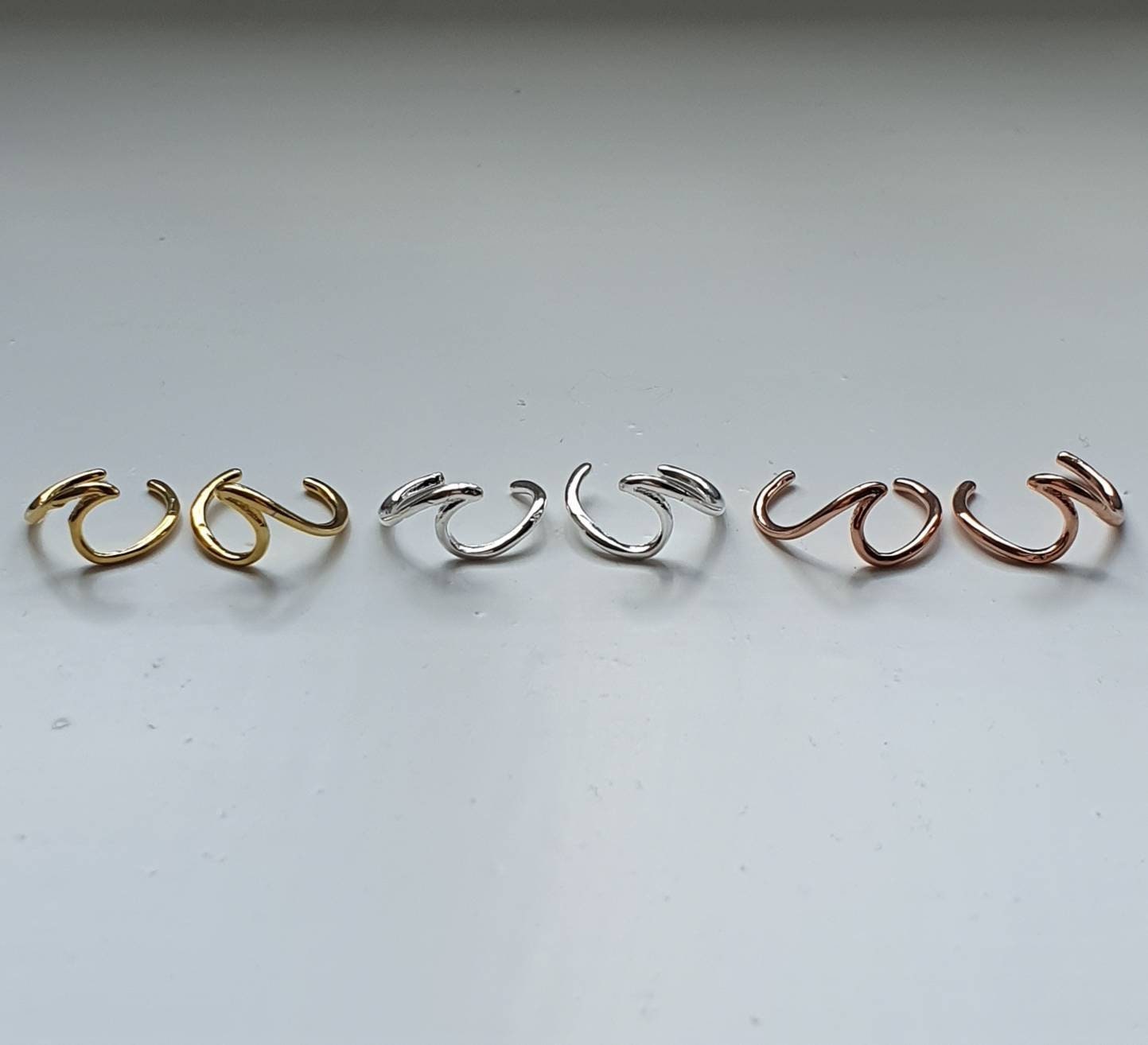Wave Ear Cuff - Etsy