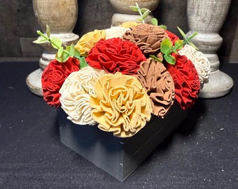 Rustic Sola Wood Flower Box – Fall Farmhouse Centerpiece
