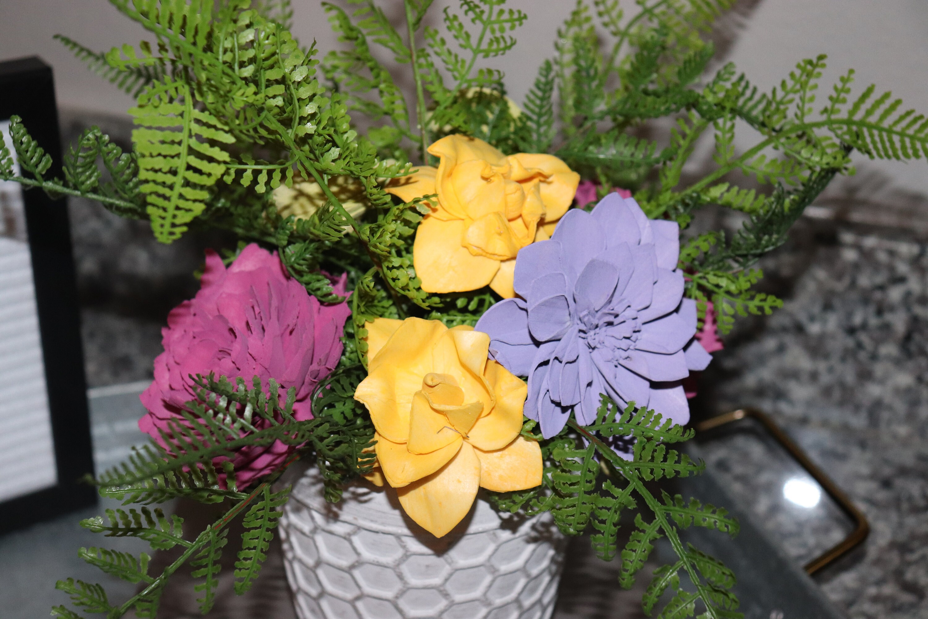 Wood Flower Bouquet Flowers That Never Die Home Décor Etsy UK