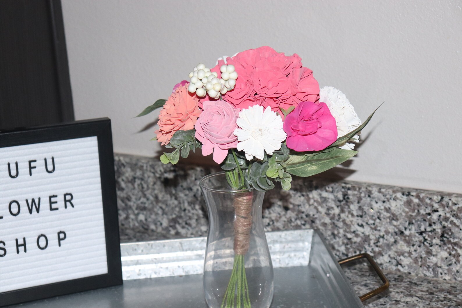 Wood Flower Bouquet Flowers That Never Die Home Décor Etsy