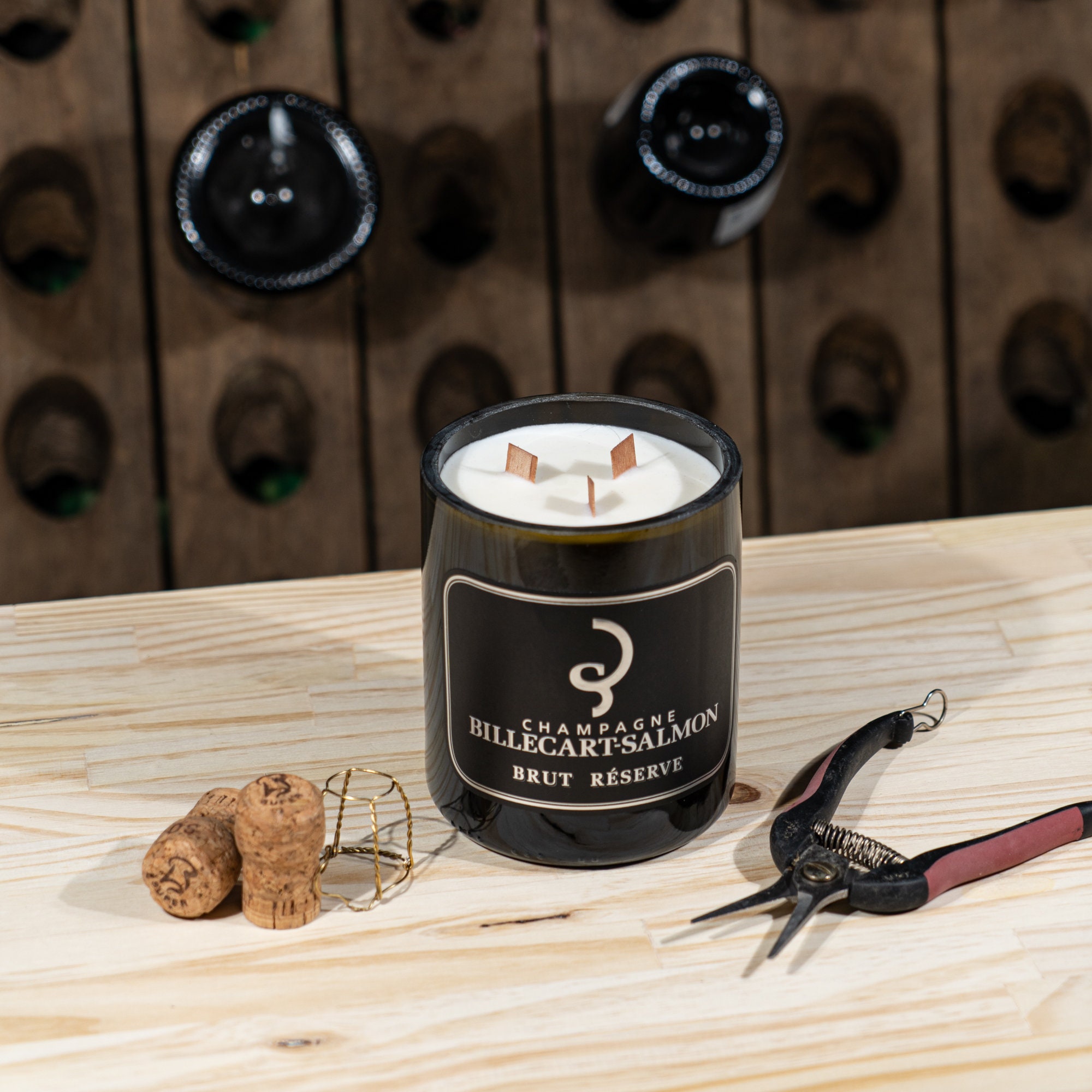 Bougie Parfumée Magnum Champagne - Billecart Salmon Brut 1500Ml