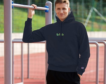 Earth Day, Champion Hoodie, Leaf Sweatshirt, Contrasting Color Lining, Men Women, Gift Idea, Nature, Plant Lover, Pullover. Free Shipping.