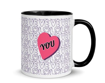 Valentine's Day Coffee Mug, Mugs for Lovers, Love, Valentine's Day, 11 0z Mug, Gift, Girl Friend, Boy Friend, Wife, Husband, Heart, Tea.