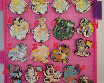 PRIDE Fursona Pins Extras | LGBTQ+ Flags, Minis, Patreon Custom, Furry Enamel pins