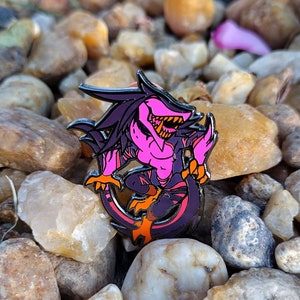 Berserker | The Eyeless Demon Beast / Spiky / Furry Fursona / Creature Enamel Pin