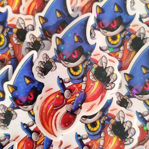 Metal Robot Hedgehog Vinyl Holo Sticker | Anime/Videogame/Star/ Holo Sticker