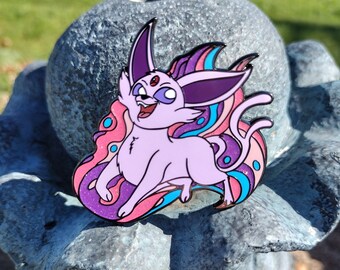 Psychic "Alien Cat" Pin | Anime /Manga/ Videogame/ Psychic Magic/ Elemental/Monster/ Creature Enamel pin