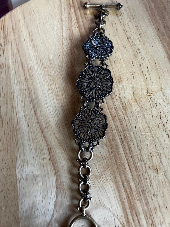 Lucky Turquoise Toggle Bracelet - image 6