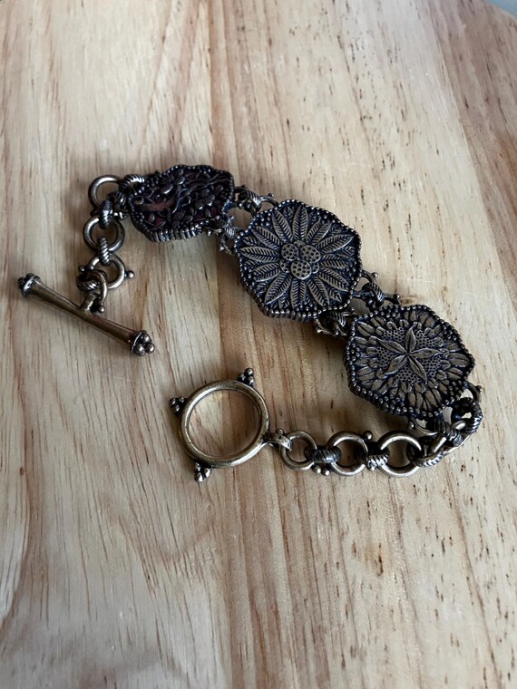 Lucky Turquoise Toggle Bracelet - image 7