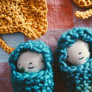OOAK handmade twin dolls image 3