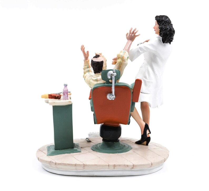 Decorative Art Figurine Statue of Female Dentist Etsy