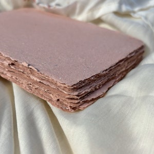 Blush handgemaakt papier - 4 x 6 8,5 x 11 inch