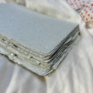 Handgemaakt pistachepapier: 4 x 6, 8,5 x 11 inch