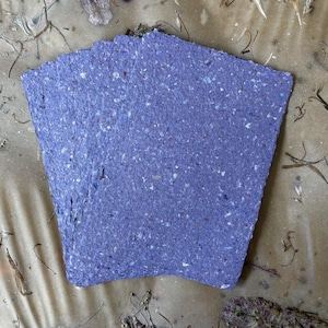 Grape Soda handgemaakt papier: 4 x 6, 8,5 x 11 inch