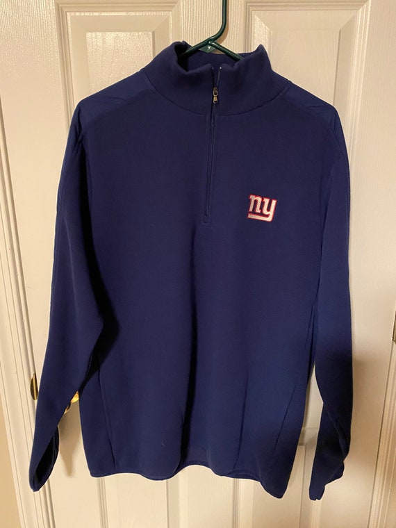 NY Giants half zip pullover by Antigua