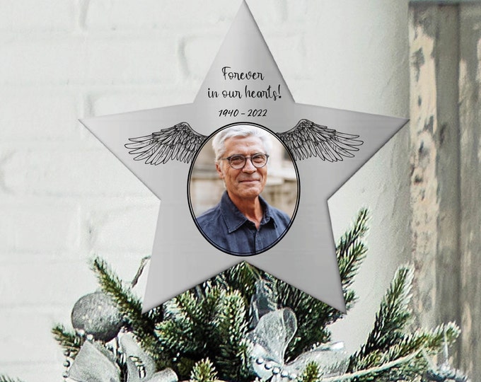 Christmas Tree Topper, Holiday Tree Topper, Personalized Tree Topper Etsy