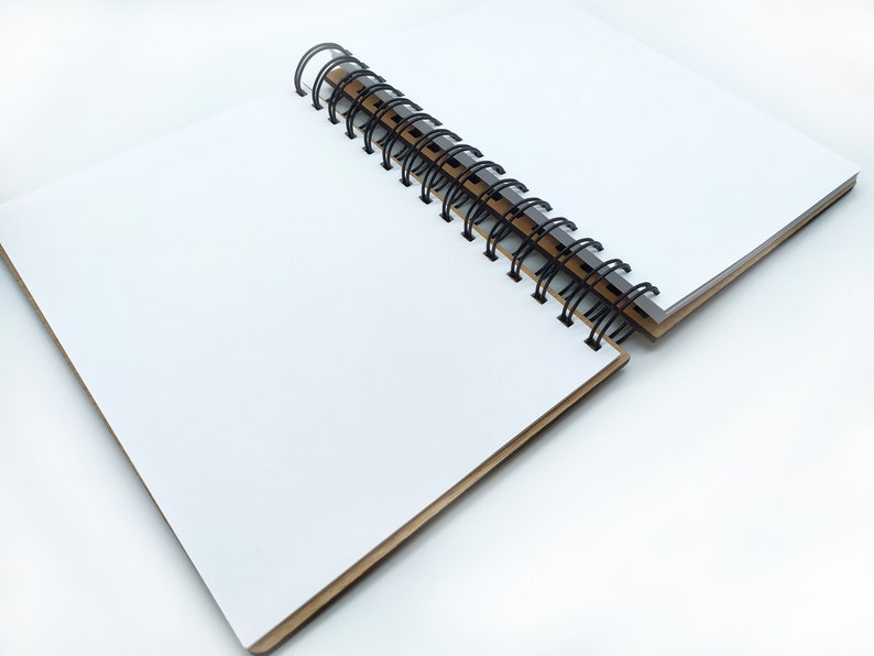 Mandala Journal Wood Notebook Custom Journal Notebook or | Etsy