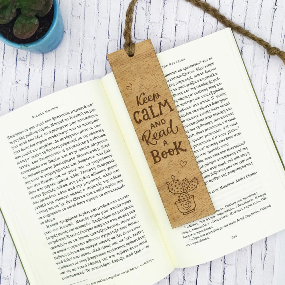 Handmade Wooden Bookmarks / Famous Quotes /book Lover Reader Etsy
